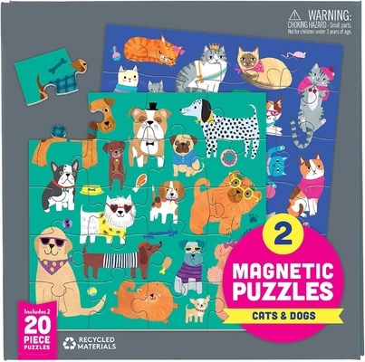 Ein guter Preis. Katzen Hunde Magnetische Puzzle 6,5 x 6,5 