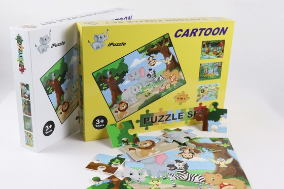 Ein guter Preis. Cool 4 Pack Papier Puzzle Kleinkind 4-8 Jahre alt Lernpädagogisch Online