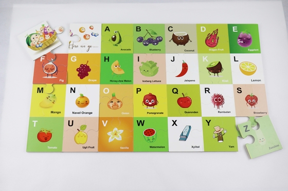 Ein guter Preis. Kinder Fußboden Alphabet Frucht Puzzle Lernspiele Online
