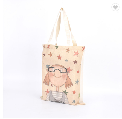 Ein guter Preis. Zusammengestellte 100gm Sublimation Baumwolle Stoff Tasche Leinwand Stoff Einkaufstüte Online