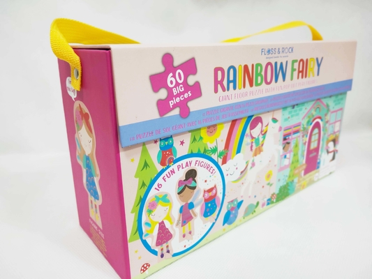 Ein guter Preis. 60 Stück Regenbogen-Fee Karton Puzzle Puzzle Große Stück Puzzles mit Spaß Pop-Out Spielfiguren Online