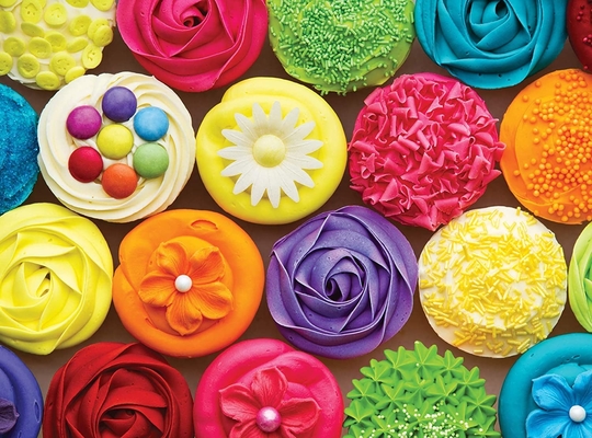 Ein guter Preis. Schwierige Puzzles für Erwachsene 1000 Stück coole Cupcakes 27 