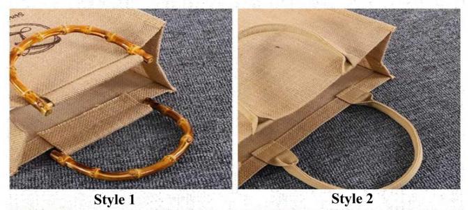 Personalisierte Druck-Jute-Taschen Beach-Schuhe-Bürste für die Werbung 4