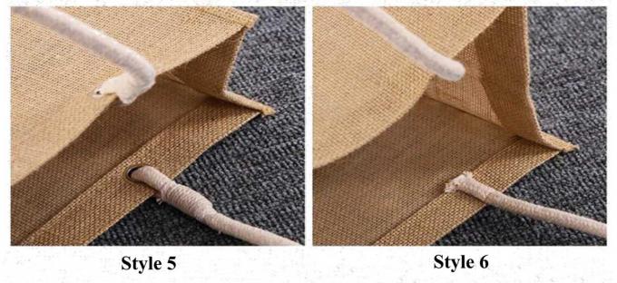 Personalisierte Druck-Jute-Taschen Beach-Schuhe-Bürste für die Werbung 6