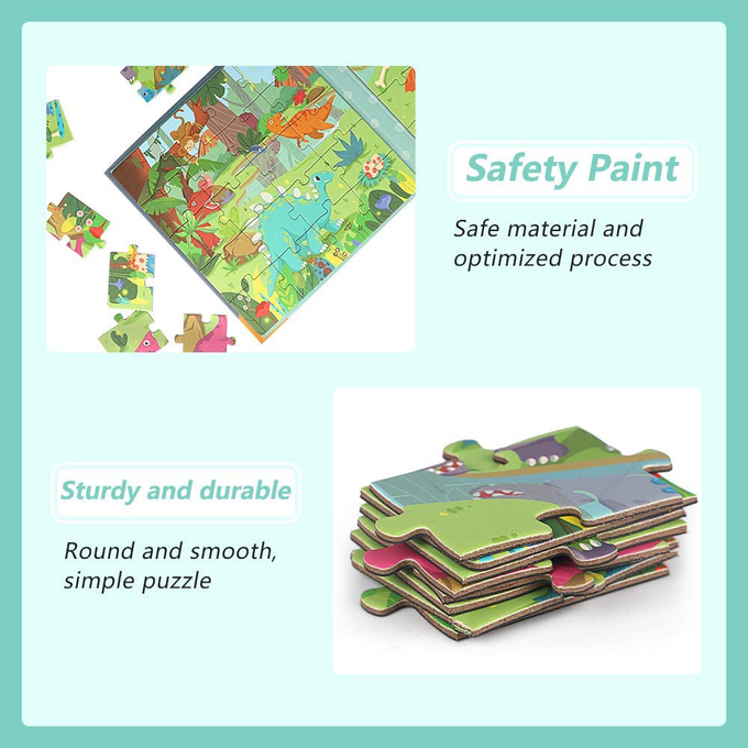 Kinder Lernspielzeug Magnetische Puzzles Kombinationsbuch für 4-8-Jährige 0