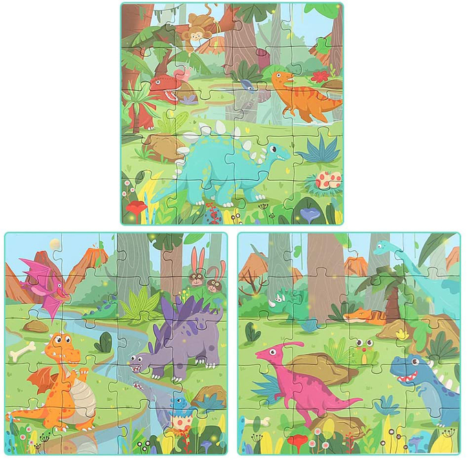 Kinder Lernspielzeug Magnetische Puzzles Kombinationsbuch für 4-8-Jährige 1